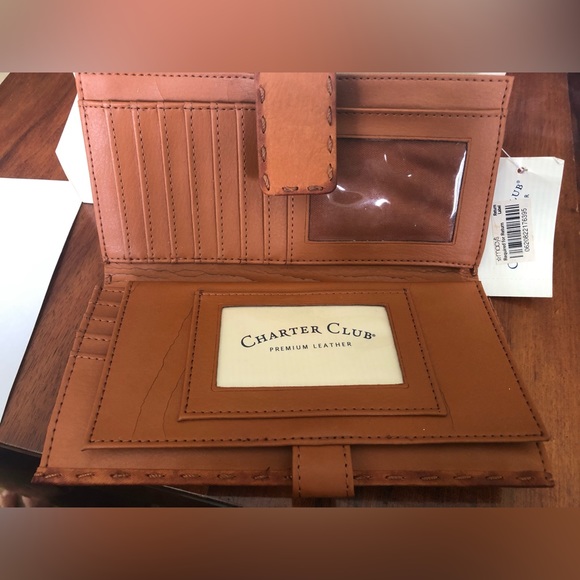 Charter Club Wallet Checkbook Clutch - Picture 4 of 8